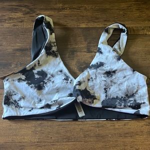 Brand new w/ tag Victoria's Secret, Pink, black and white marbled bathing suit